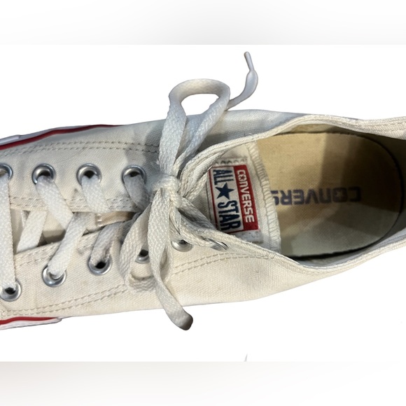 Mens white classic Converse All-Star Athletic Sneakers Shoes mens size 8. - Picture 2 of 6